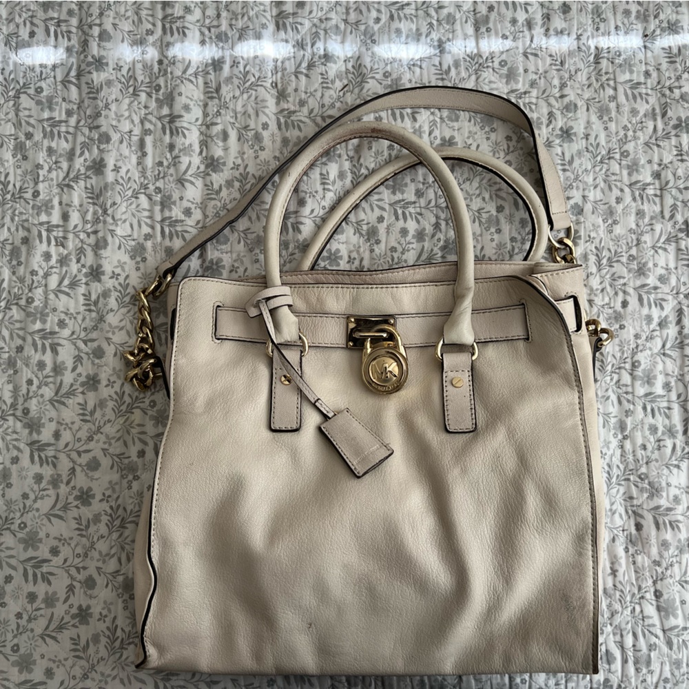 White Michael Kors purse